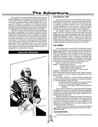 Star Trek RPG: Termination: 1456 (FASA 2206)