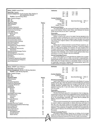 Star Trek RPG: Termination: 1456 (FASA 2206)