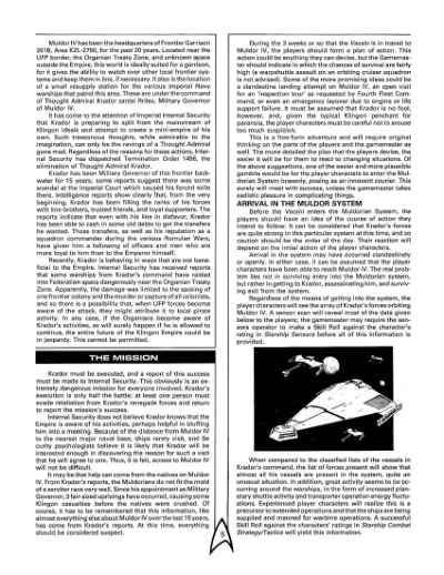 Star Trek RPG: Termination: 1456 (FASA 2206)