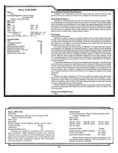 Star Trek RPG: Demand of Honor (FASA 2207)