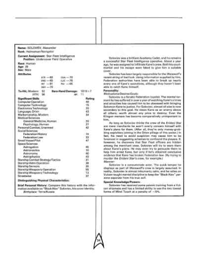 Star Trek RPG: Orion Ruse (FASA 2208)