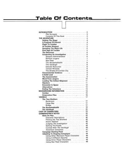 Star Trek RPG: Margin of Profit (FASA 2209)