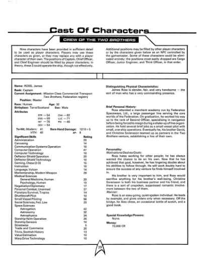 Star Trek RPG: Margin of Profit (FASA 2209)