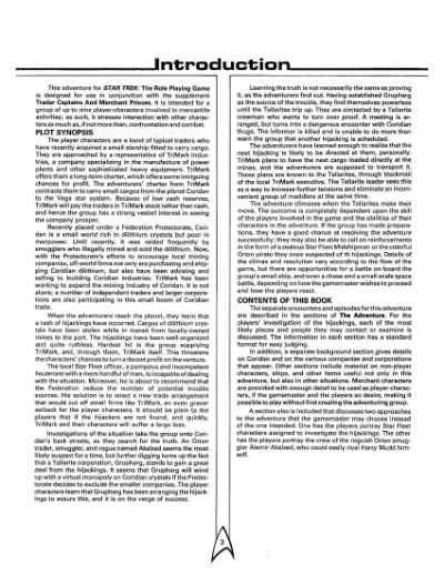 Star Trek RPG: Margin of Profit (FASA 2209)