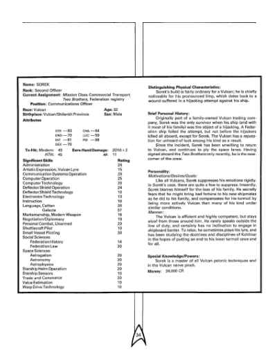 Star Trek RPG: Margin of Profit (FASA 2209)