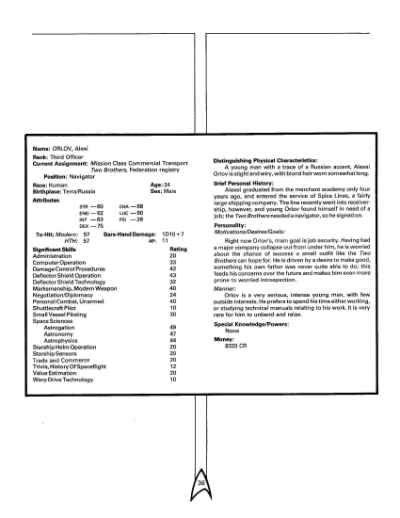 Star Trek RPG: Margin of Profit (FASA 2209)