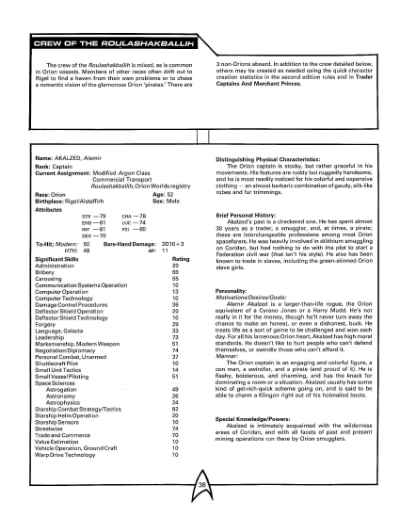 Star Trek RPG: Margin of Profit (FASA 2209)