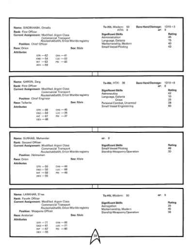 Star Trek RPG: Margin of Profit (FASA 2209)