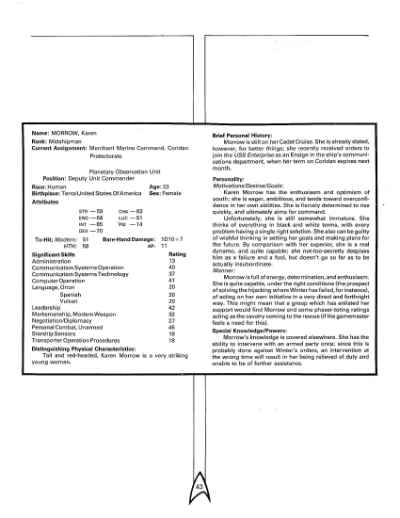 Star Trek RPG: Margin of Profit (FASA 2209)