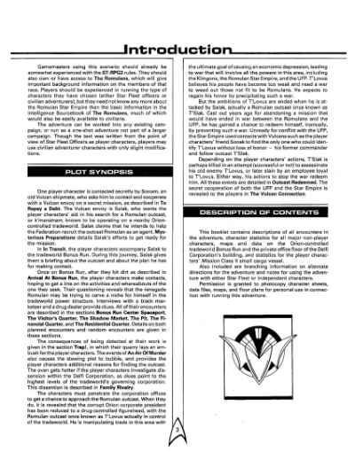 Star Trek RPG: The Outcasts (FASA 2210)