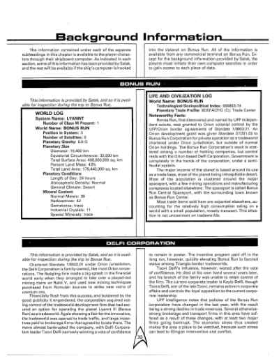 Star Trek RPG: The Outcasts (FASA 2210)