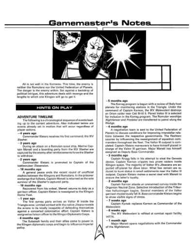Star Trek RPG: A Matter of Priorities (FASA 2211)