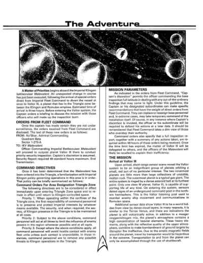 Star Trek RPG: A Matter of Priorities (FASA 2211)