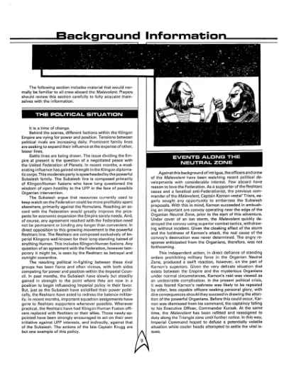 Star Trek RPG: A Matter of Priorities (FASA 2211)