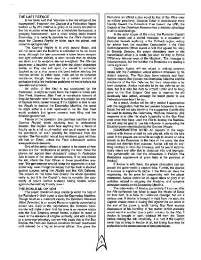 Star Trek RPG: A Doomsday Like Any Other (FASA 2212)
