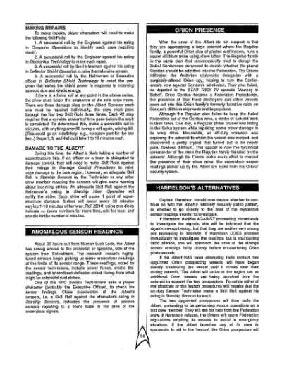 Star Trek RPG: The Mines of Selka (FASA 2213)