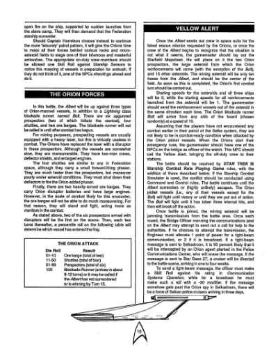 Star Trek RPG: The Mines of Selka (FASA 2213)