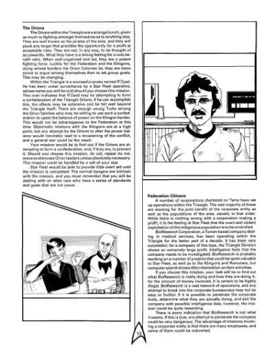Star Trek RPG: The Triangle Campaign (FASA 2215)
