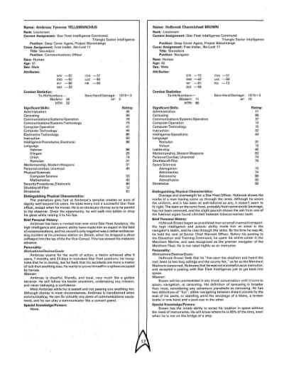 Star Trek RPG: The Triangle Campaign (FASA 2215)