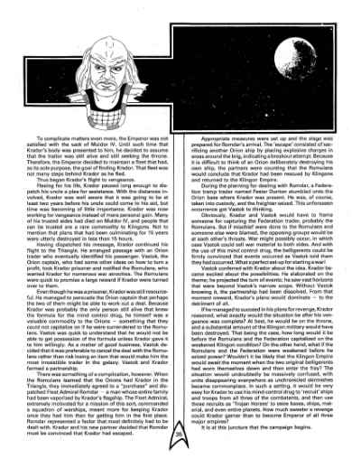 Star Trek RPG: The Triangle Campaign (FASA 2215)