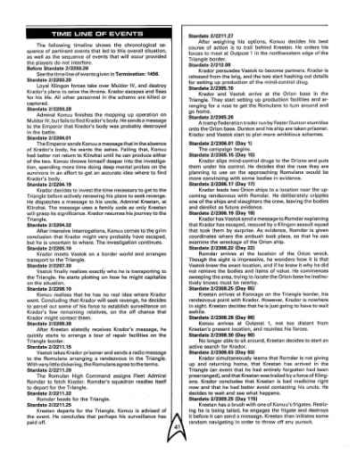 Star Trek RPG: The Triangle Campaign (FASA 2215)
