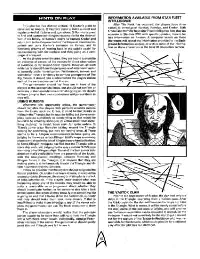 Star Trek RPG: The Triangle Campaign (FASA 2215)