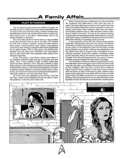 Star Trek RPG: The Triangle Campaign (FASA 2215)
