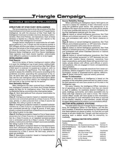 Star Trek RPG: The Triangle Campaign (FASA 2215)