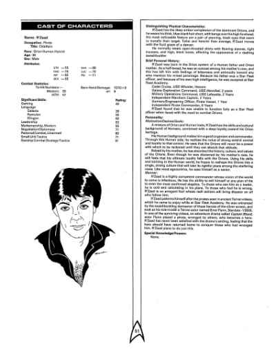 Star Trek RPG: The Triangle Campaign (FASA 2215)