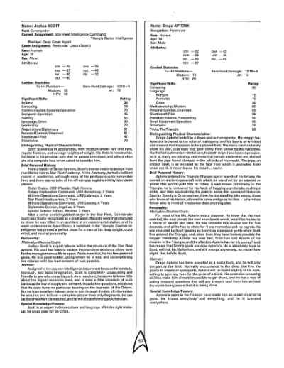 Star Trek RPG: The Triangle Campaign (FASA 2215)