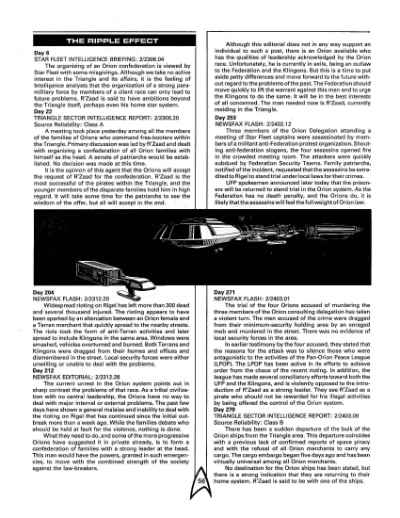 Star Trek RPG: The Triangle Campaign (FASA 2215)