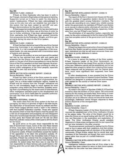 Star Trek RPG: The Triangle Campaign (FASA 2215)