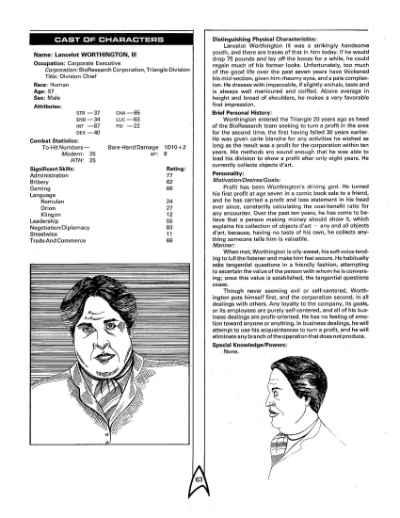 Star Trek RPG: The Triangle Campaign (FASA 2215)