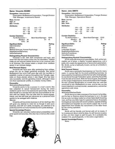 Star Trek RPG: The Triangle Campaign (FASA 2215)