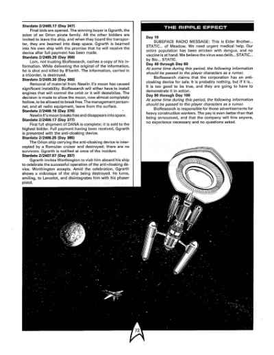 Star Trek RPG: The Triangle Campaign (FASA 2215)