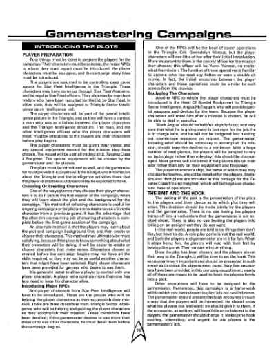 Star Trek RPG: The Triangle Campaign (FASA 2215)