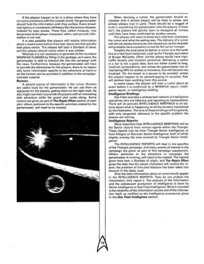 Star Trek RPG: The Triangle Campaign (FASA 2215)