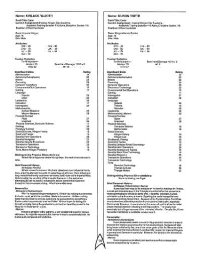 Star Trek RPG: Graduation Exercise (FASA 2216)