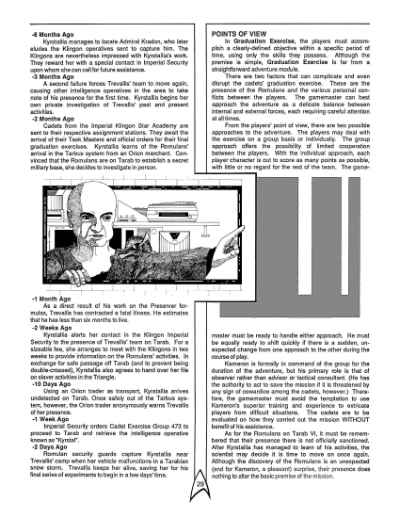 Star Trek RPG: Graduation Exercise (FASA 2216)