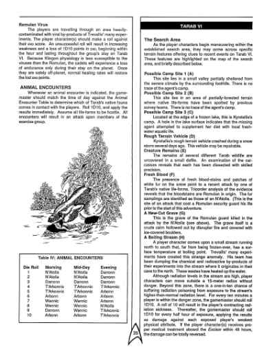Star Trek RPG: Graduation Exercise (FASA 2216)