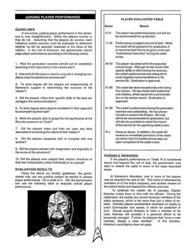 Star Trek RPG: Graduation Exercise (FASA 2216)