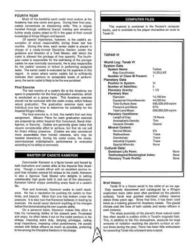 Star Trek RPG: Graduation Exercise (FASA 2216)