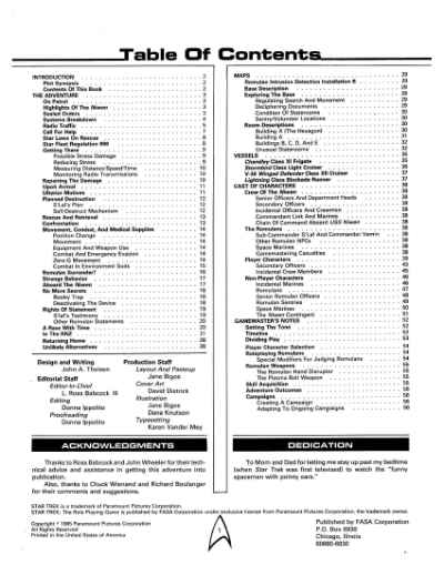 Star Trek RPG: Where Has All The Glory Gone? (FASA 2217)