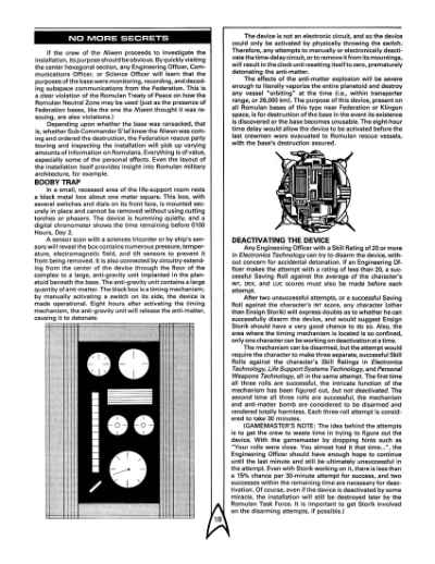 Star Trek RPG: Where Has All The Glory Gone? (FASA 2217)