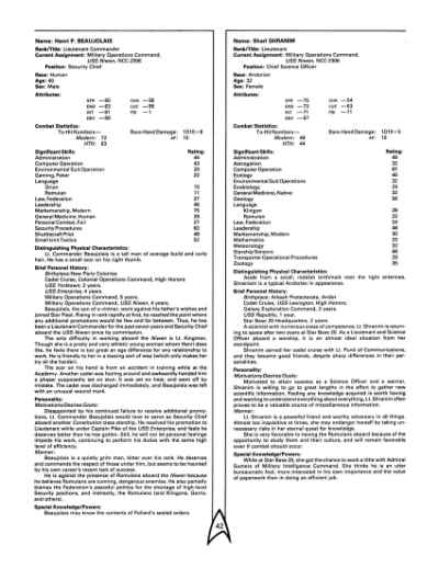 Star Trek RPG: Where Has All The Glory Gone? (FASA 2217)
