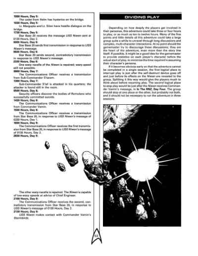 Star Trek RPG: Where Has All The Glory Gone? (FASA 2217)