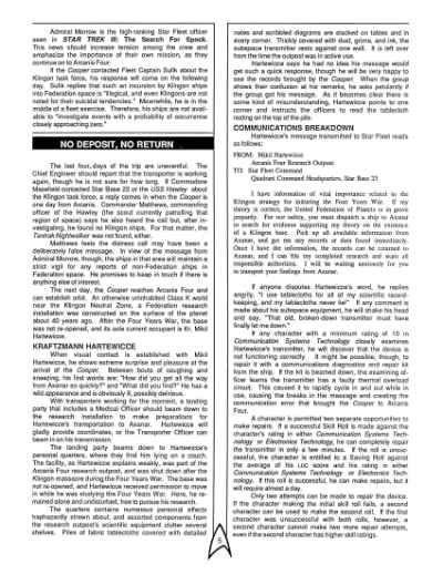 Star Trek RPG: Return to Axanar (FASA 2218)