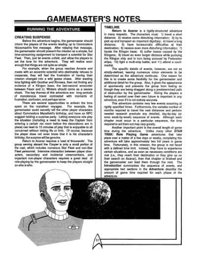 Star Trek RPG: Return to Axanar (FASA 2218)