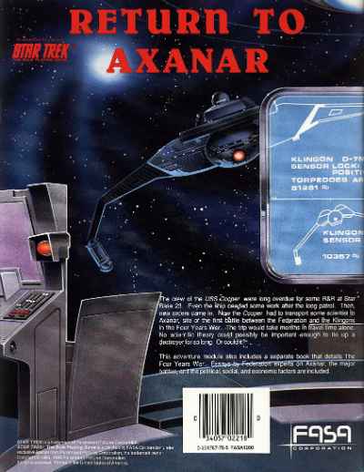 Star Trek RPG: Return to Axanar (FASA 2218)