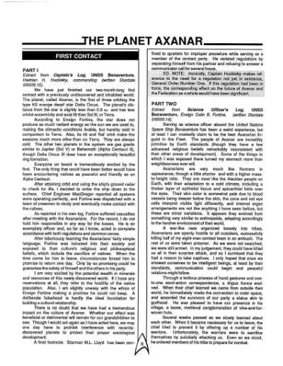 Star Trek RPG: Return to Axanar (FASA 2218)